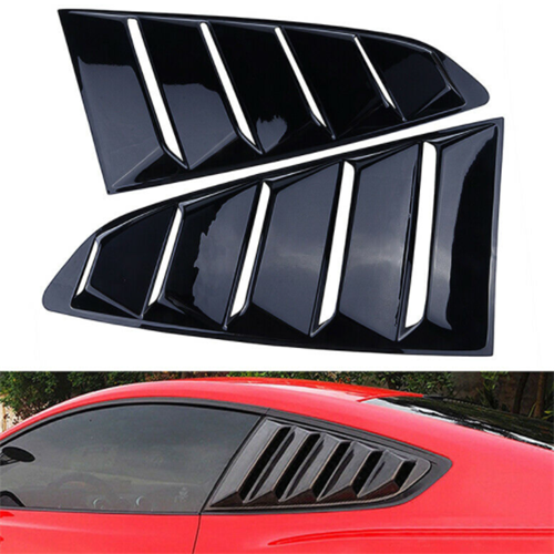 Quarter Window Louvers For 2015-2018 Ford Mustang
