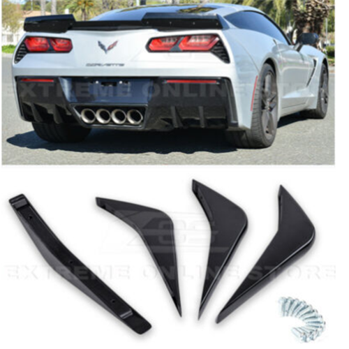 rear bumper diffuser fin